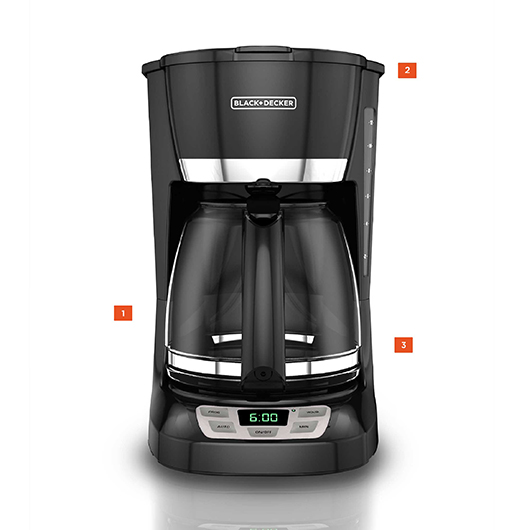 12-Cup* Programmable Coffeemaker | BLACK + DECKER